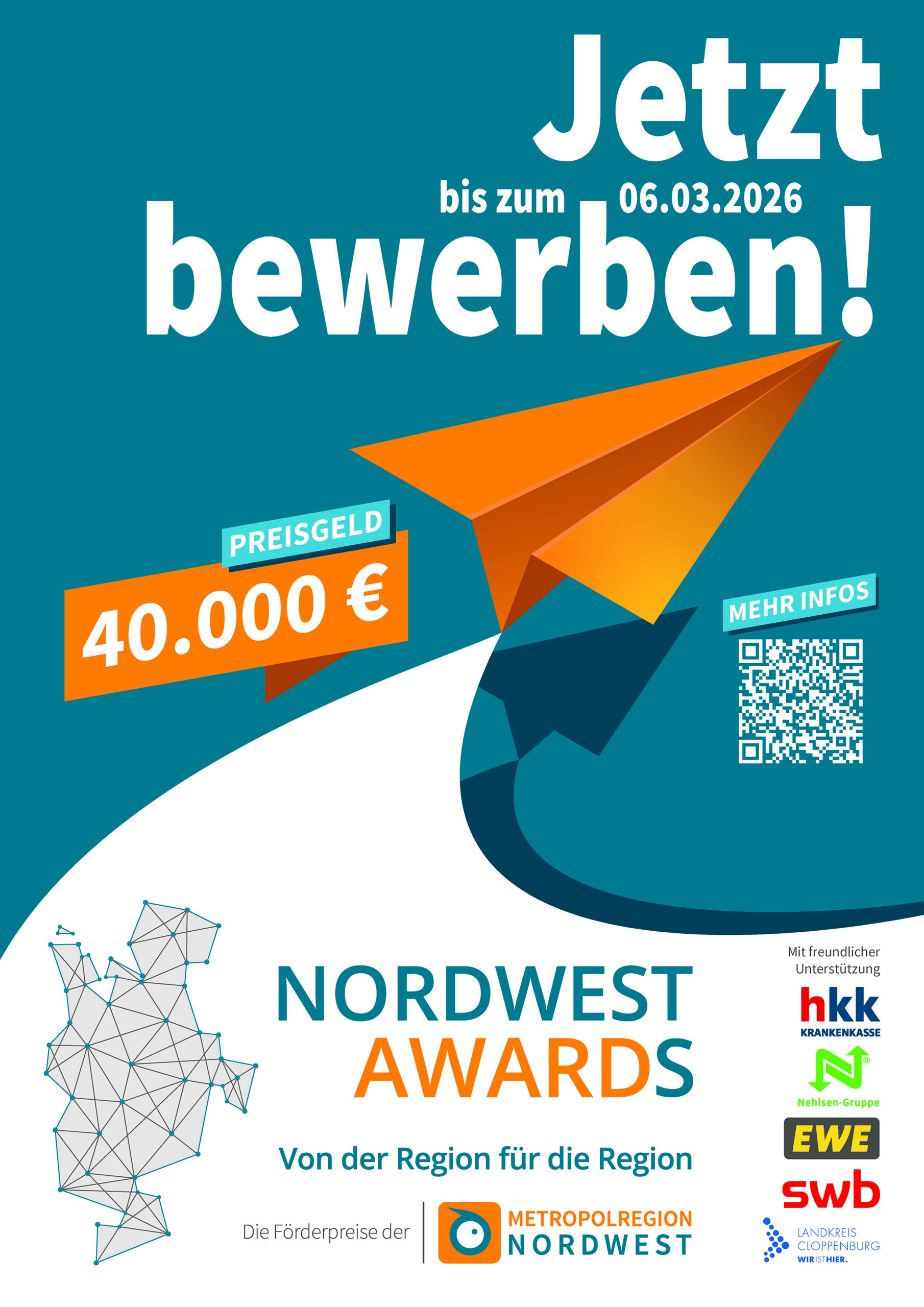 Plakat NordWest Awards 2026