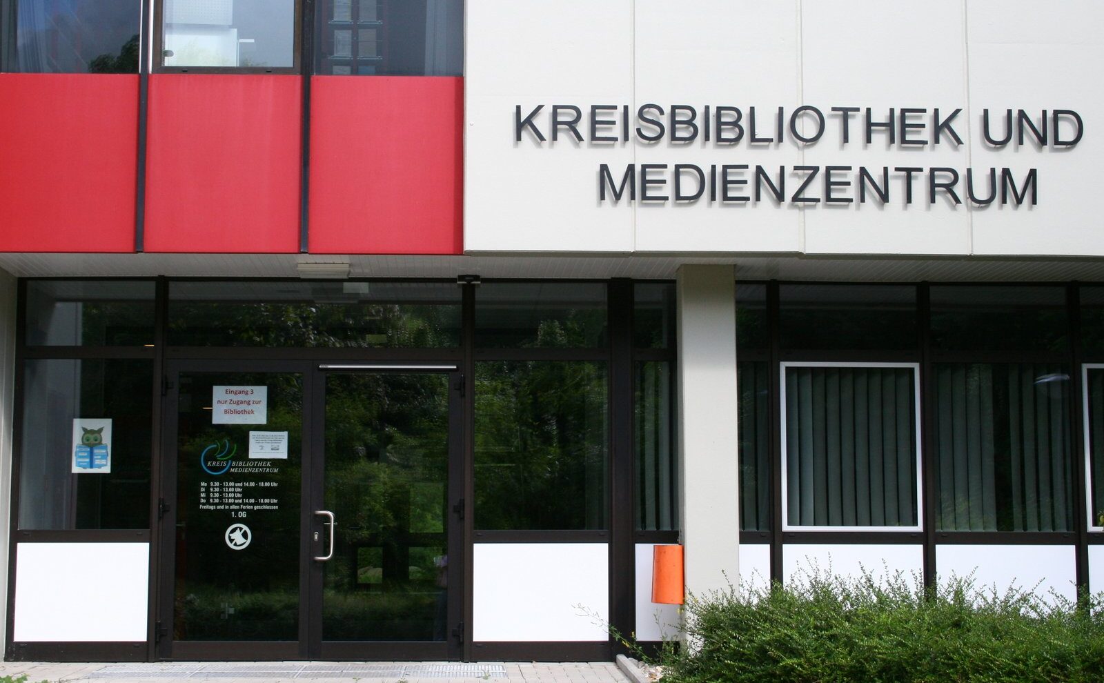 Eingang Kreismedienzentrum Süd