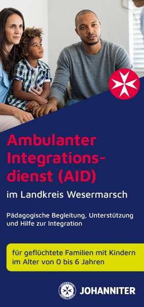 Titelausschnitt des Flyers "Ambulanter Intetegrationsdienst"
