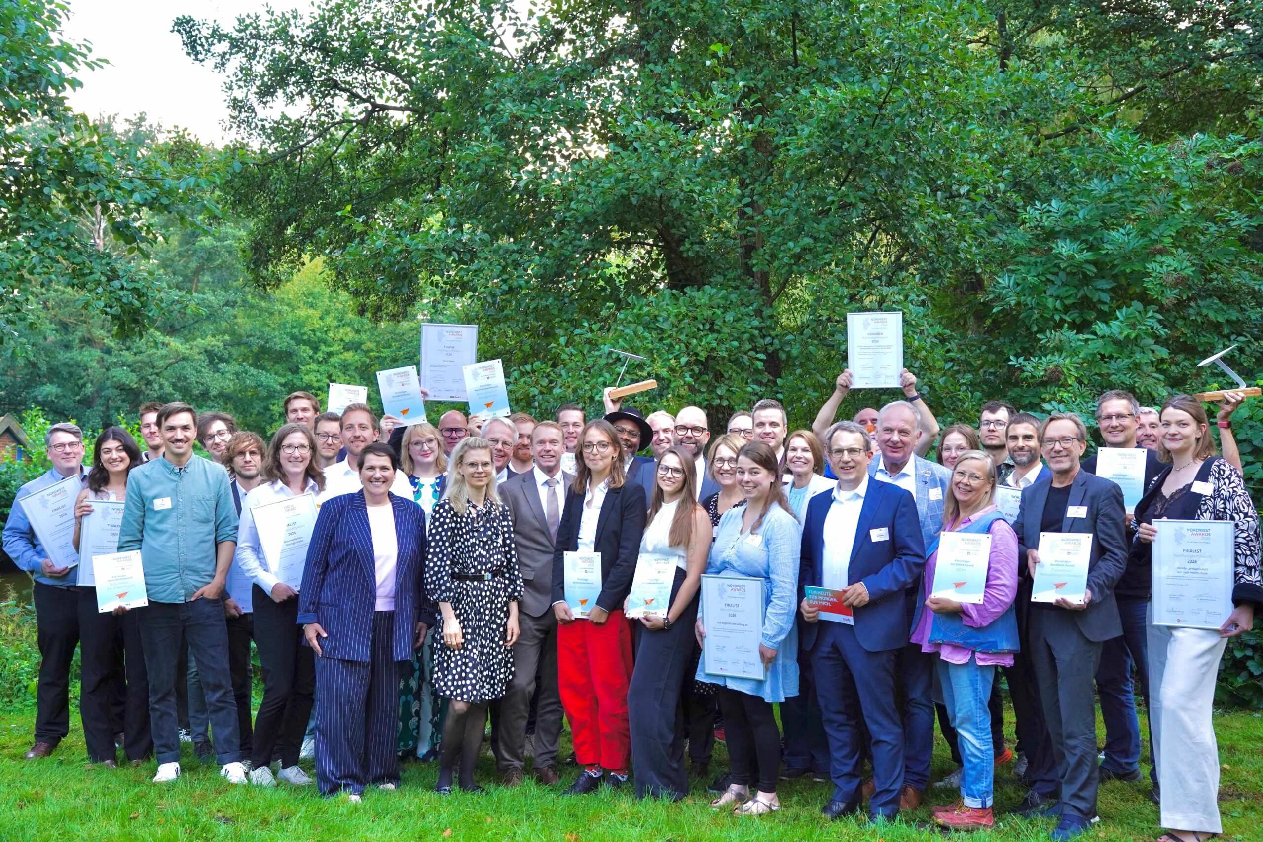 Die Preisträgerinnen und Preisträger der NordWest Awards 2026